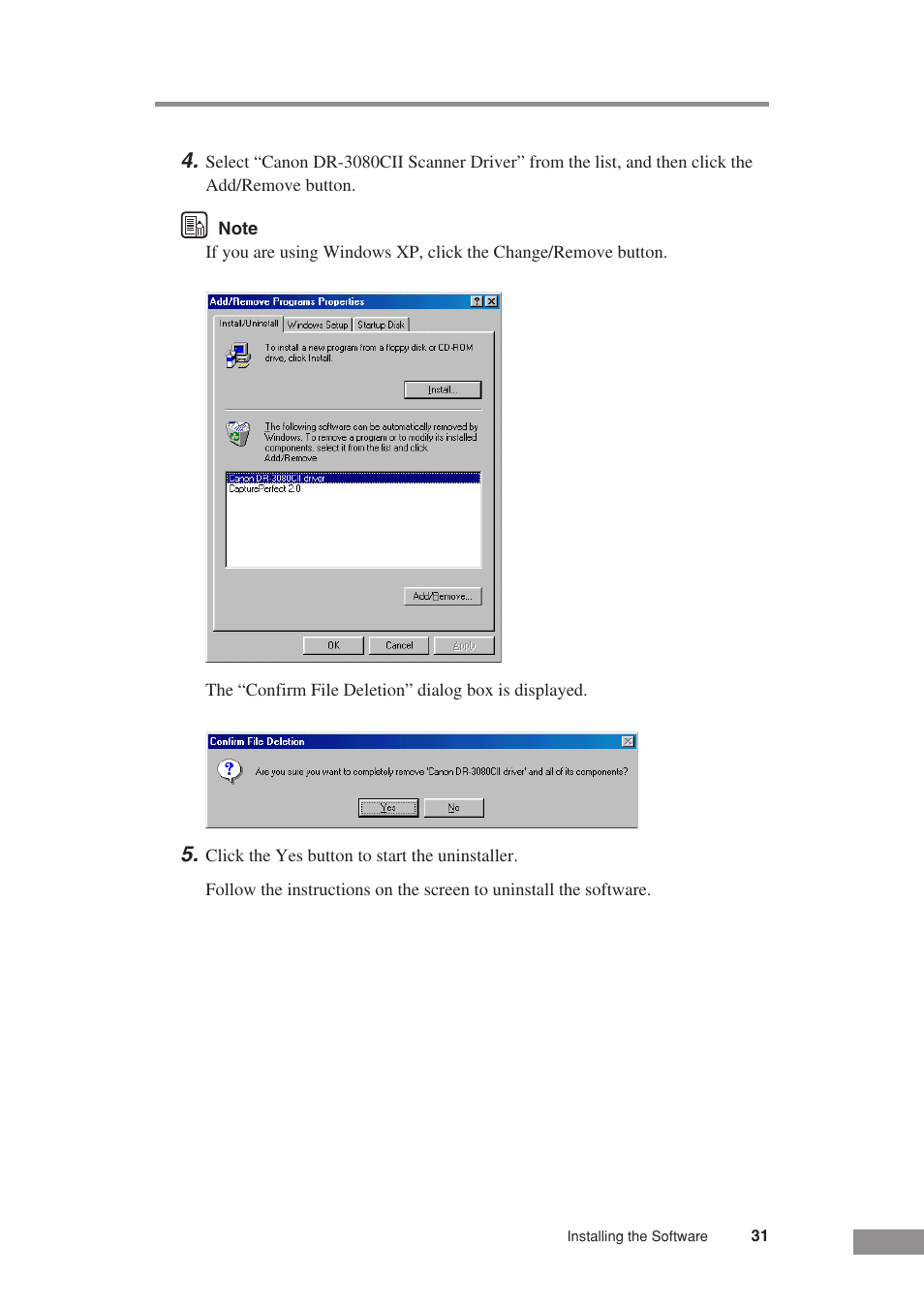 Canon DR-3080CII User Manual | Page 33 / 71