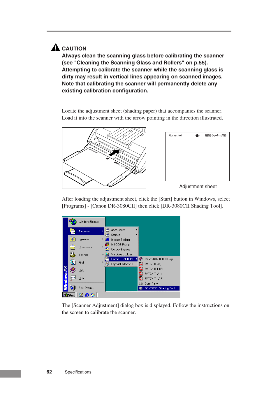 Canon DR-3080CII User Manual | Page 64 / 71