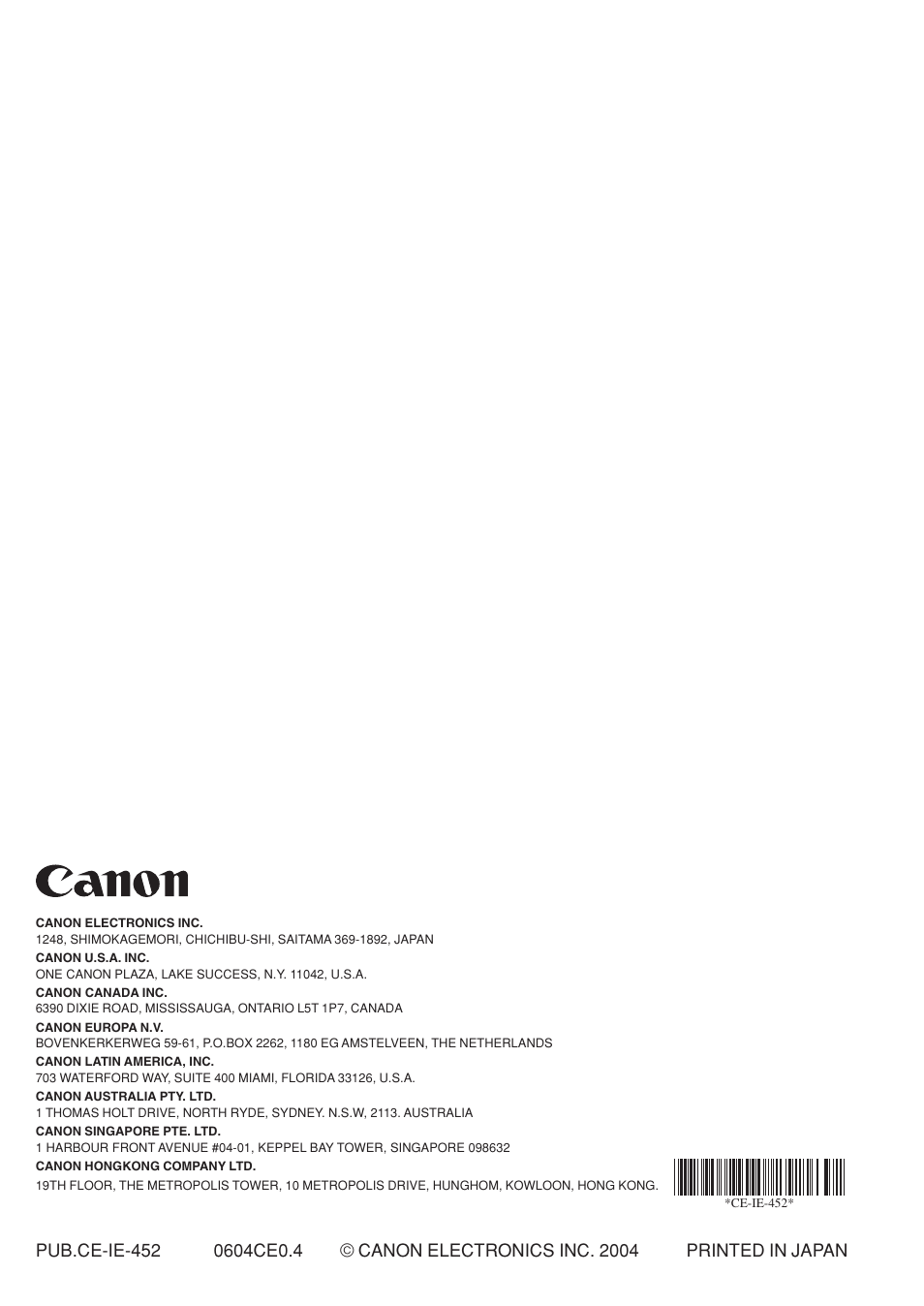 Canon DR-3080CII User Manual | Page 71 / 71