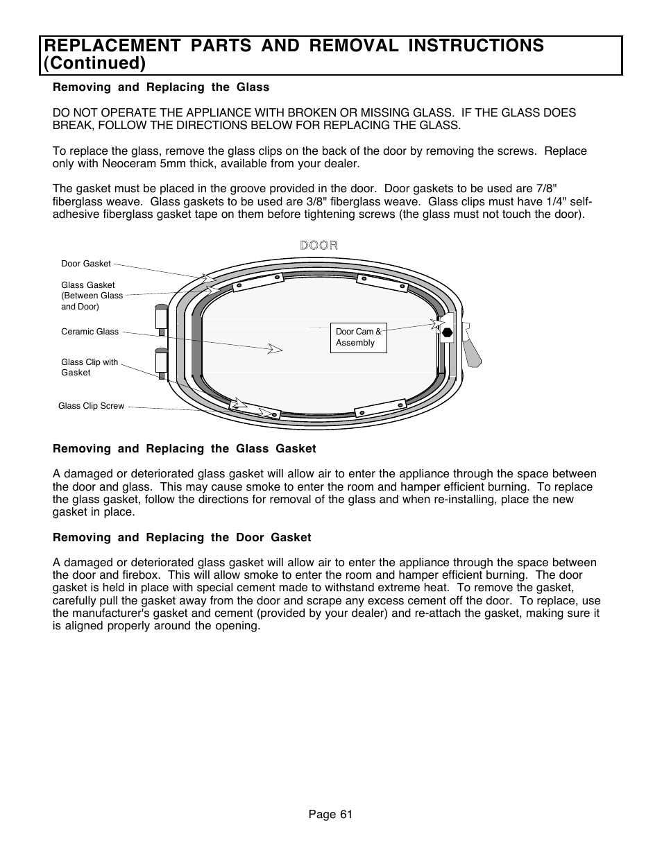 Avalon Firestyles 796-1990 to 1993 User Manual | Page 61 / 67
