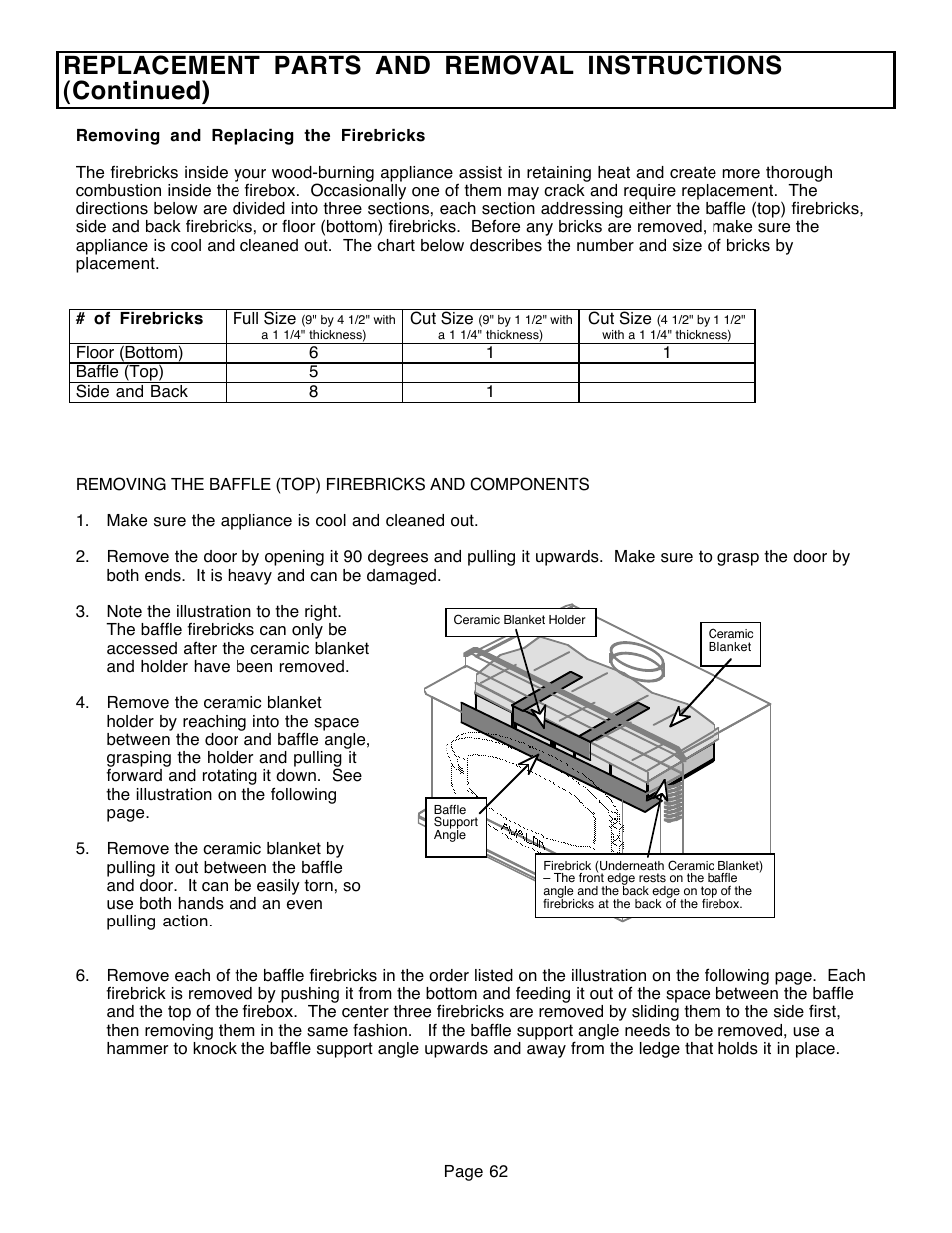 Avalon Firestyles 796-1990 to 1993 User Manual | Page 62 / 67