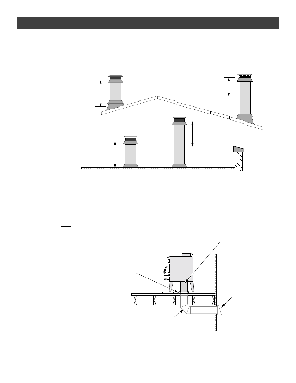 Installa tion, Chimney termination requirements, Outside air requirements | Avalon Firestyles Cottage User Manual | Page 11 / 36