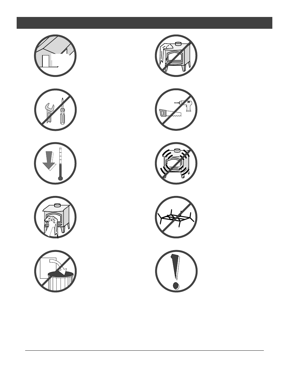 Safety precautions | Avalon Firestyles Cottage User Manual | Page 5 / 36