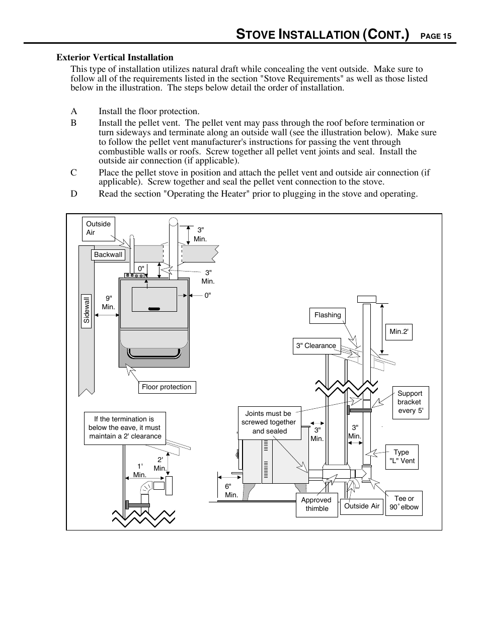 Tove, Nstallation | Avalon Firestyles 900 PI-1993 to 1996 User Manual | Page 15 / 50