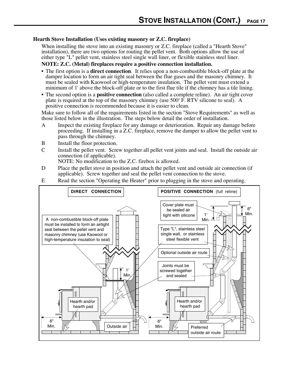 Tove, Nstallation | Avalon Firestyles 900 PI-1993 to 1996 User Manual | Page 17 / 50