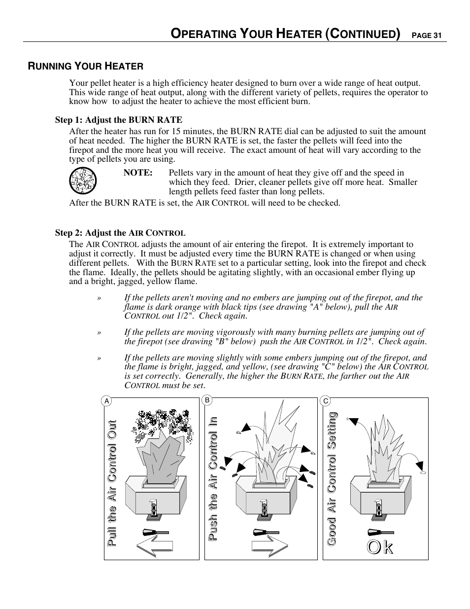 Ok k | Avalon Firestyles 900 PI-1993 to 1996 User Manual | Page 31 / 50