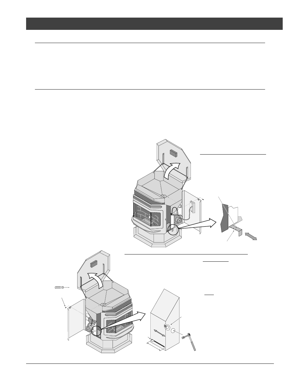 Installation, Alcove installation requirements, Restrictor adjustment (qualified installers only) | When to adjust restrictor(s), Adjusting the restrictor(s) | Avalon Firestyles Astoria 2001 to 2002 User Manual | Page 13 / 40