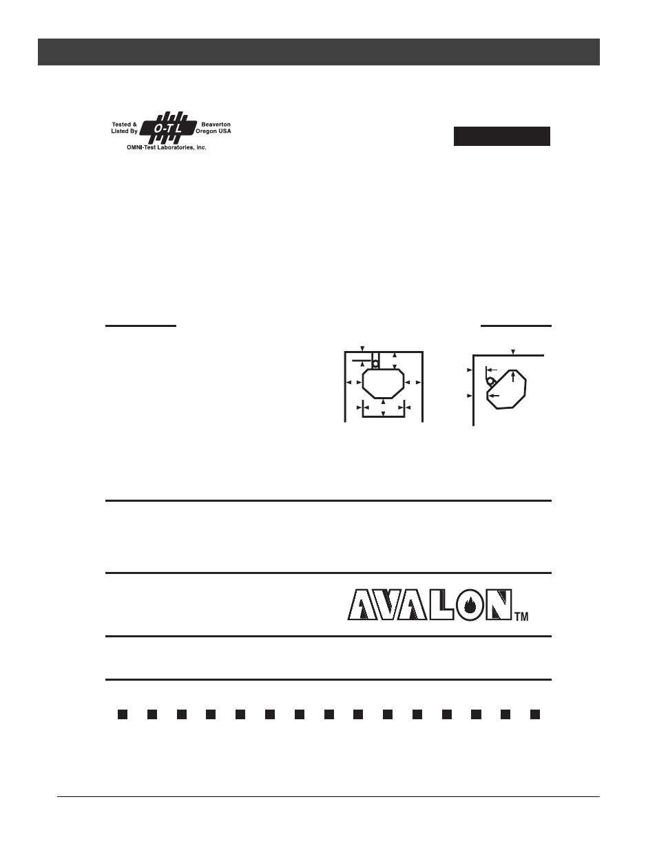 Safety label, Serial no | Avalon Firestyles Astoria 2001 to 2002 User Manual | Page 36 / 40