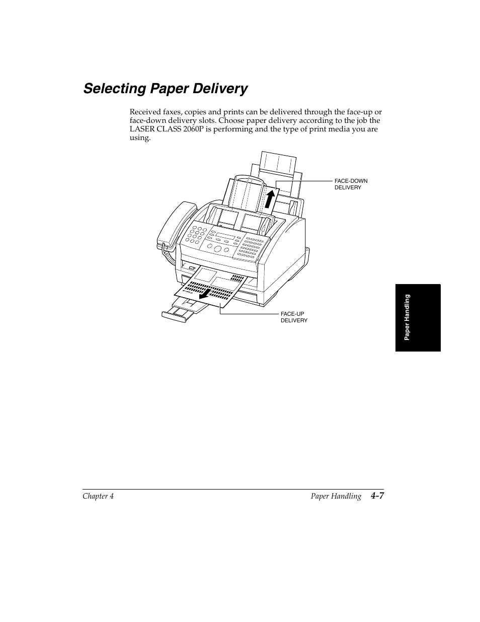 Selecting paper delivery -7, Selecting paper delivery | Canon H12157 User Manual | Page 101 / 359