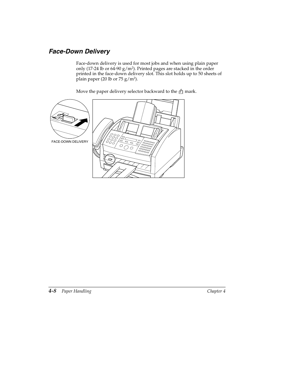 Face-down delivery | Canon H12157 User Manual | Page 102 / 359