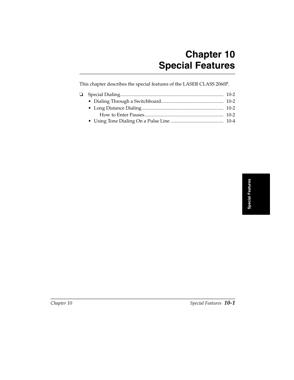 Chapter 10 special features | Canon H12157 User Manual | Page 225 / 359