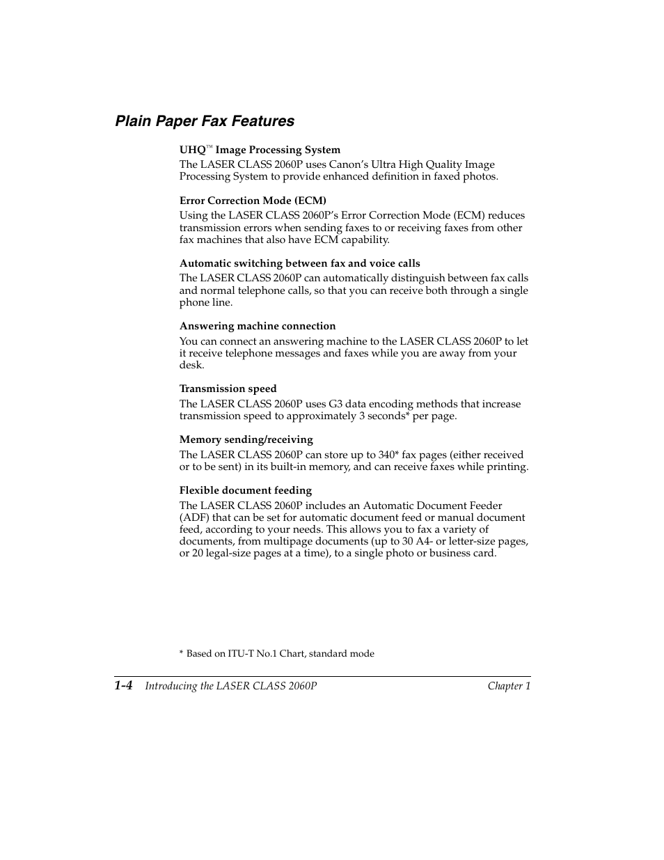 Plain paper fax features | Canon H12157 User Manual | Page 24 / 359