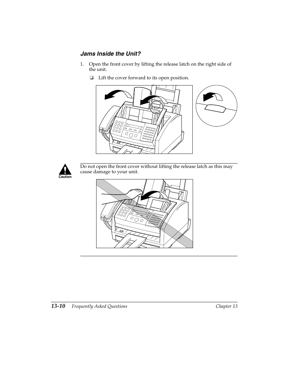 Jams inside the unit? -10 | Canon H12157 User Manual | Page 258 / 359