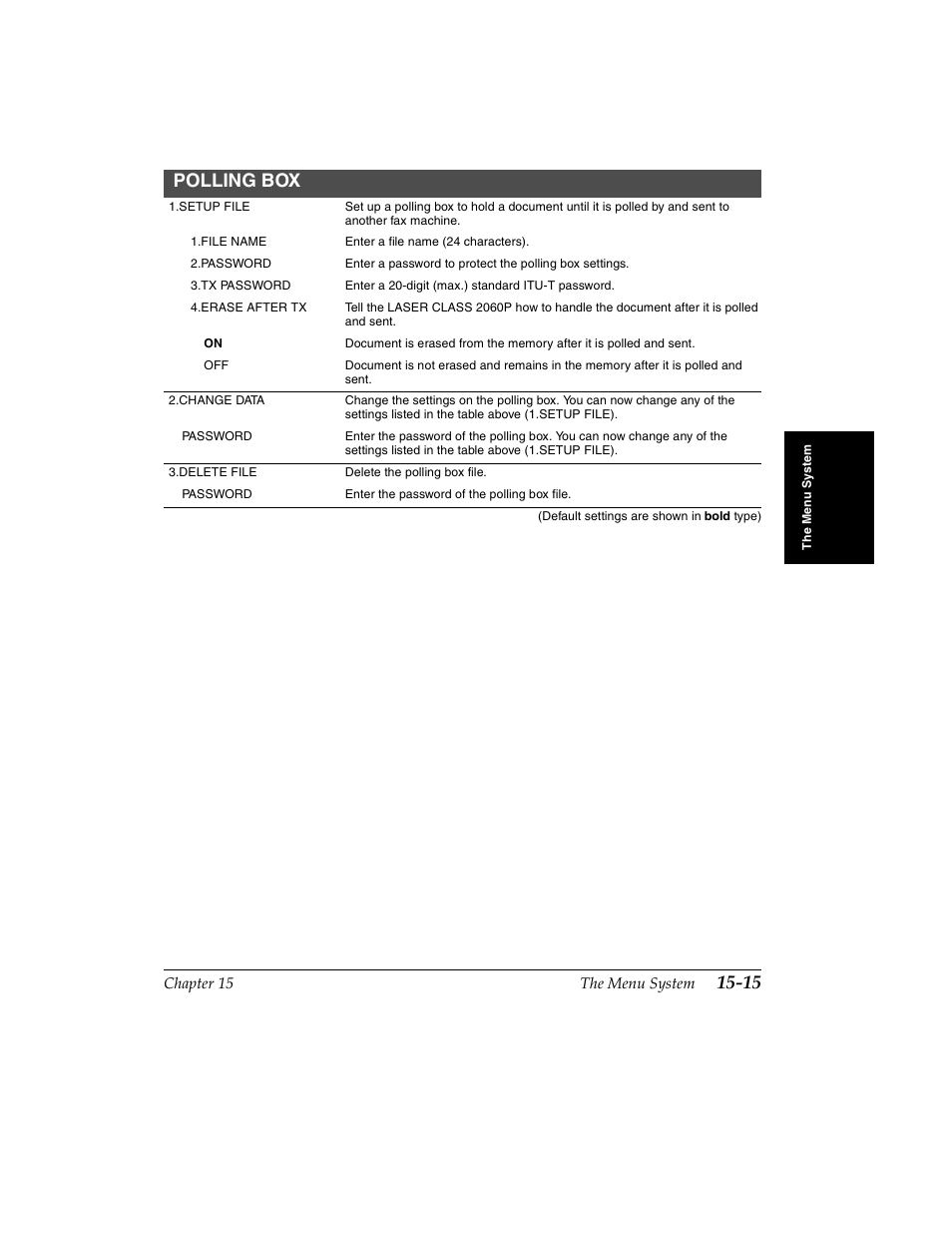 15 polling box | Canon H12157 User Manual | Page 319 / 359