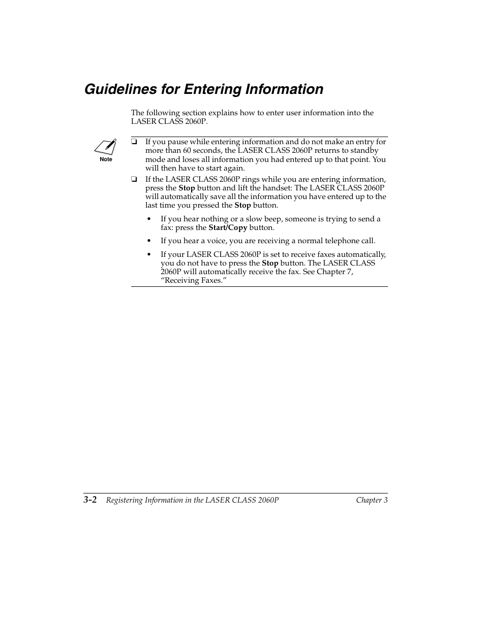 Guidelines for entering information -2, Guidelines for entering information | Canon H12157 User Manual | Page 84 / 359