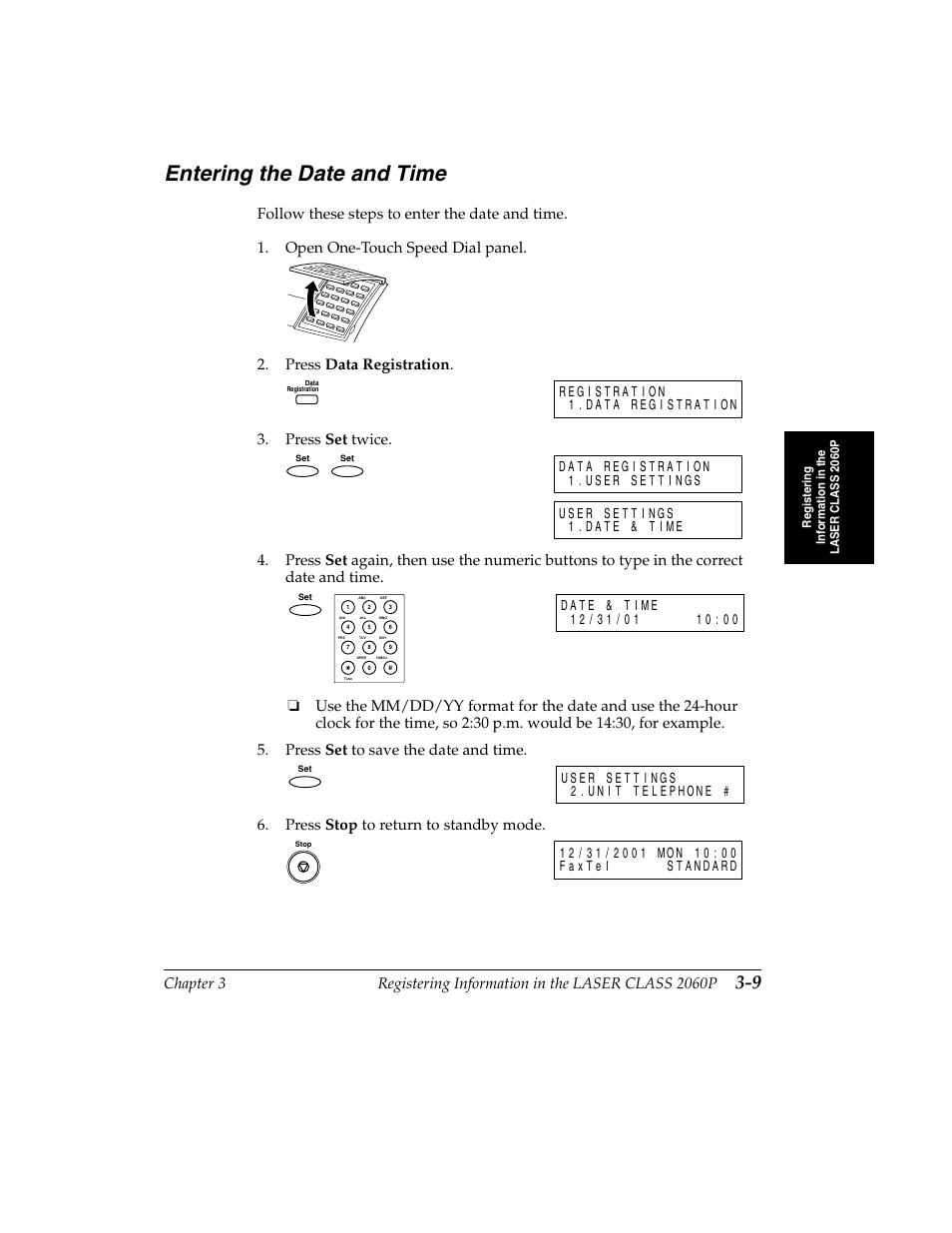 Entering the date and time | Canon H12157 User Manual | Page 91 / 359