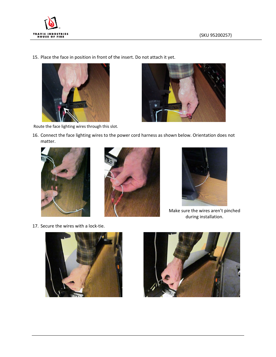 Dvs cypress face installation instructions | Avalon Firestyles DVS Cypress Face User Manual | Page 13 / 17