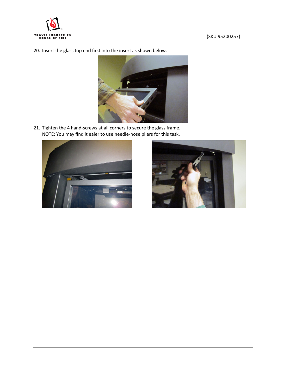 Dvs cypress face installation instructions | Avalon Firestyles DVS Cypress Face User Manual | Page 15 / 17
