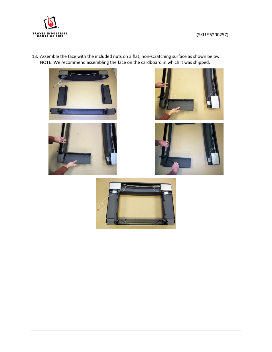 Dvs cypress face installation instructions | Avalon Firestyles DVS Cypress Face User Manual | Page 7 / 17