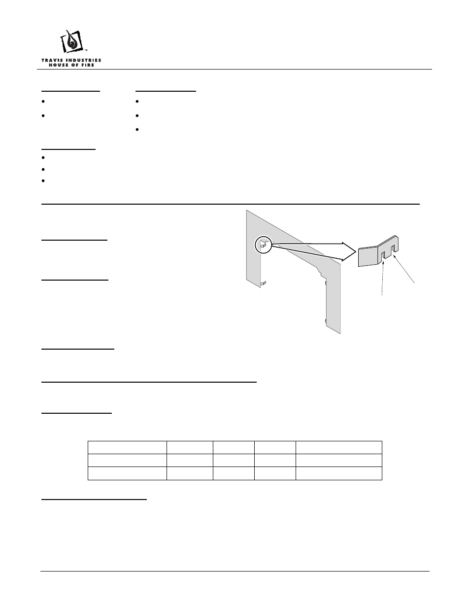 Avalon Firestyles 1-Piece Surround Panel User Manual | 2 pages