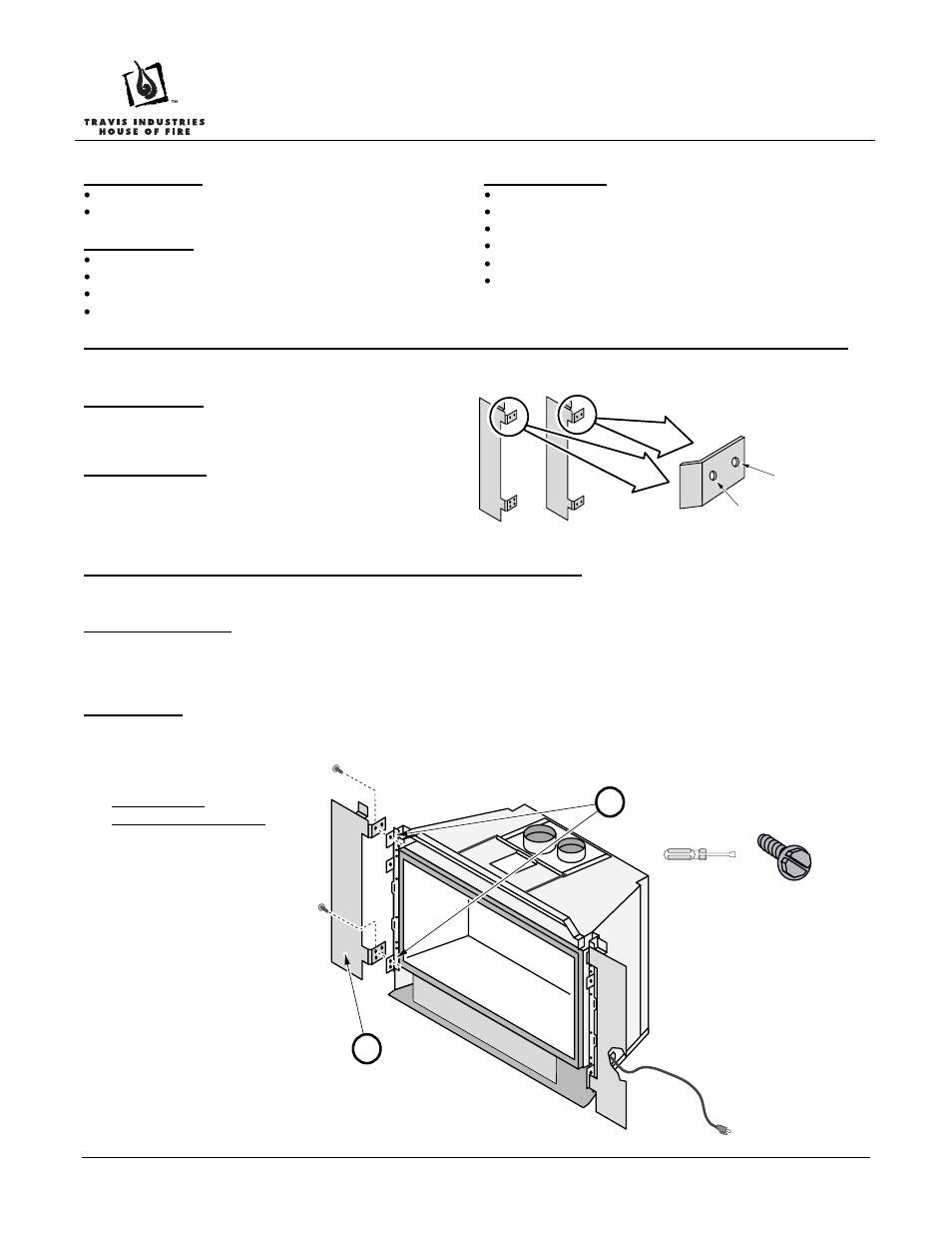 Avalon Firestyles Surround Panels User Manual | 2 pages