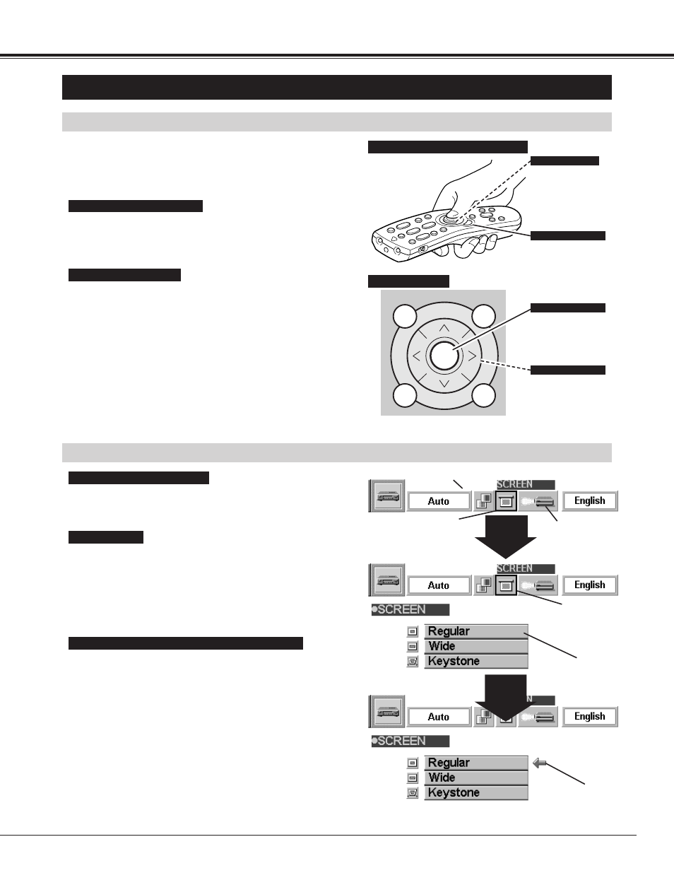 Operating on-screen menu | Canon LV-7325U User Manual | Page 17 / 48