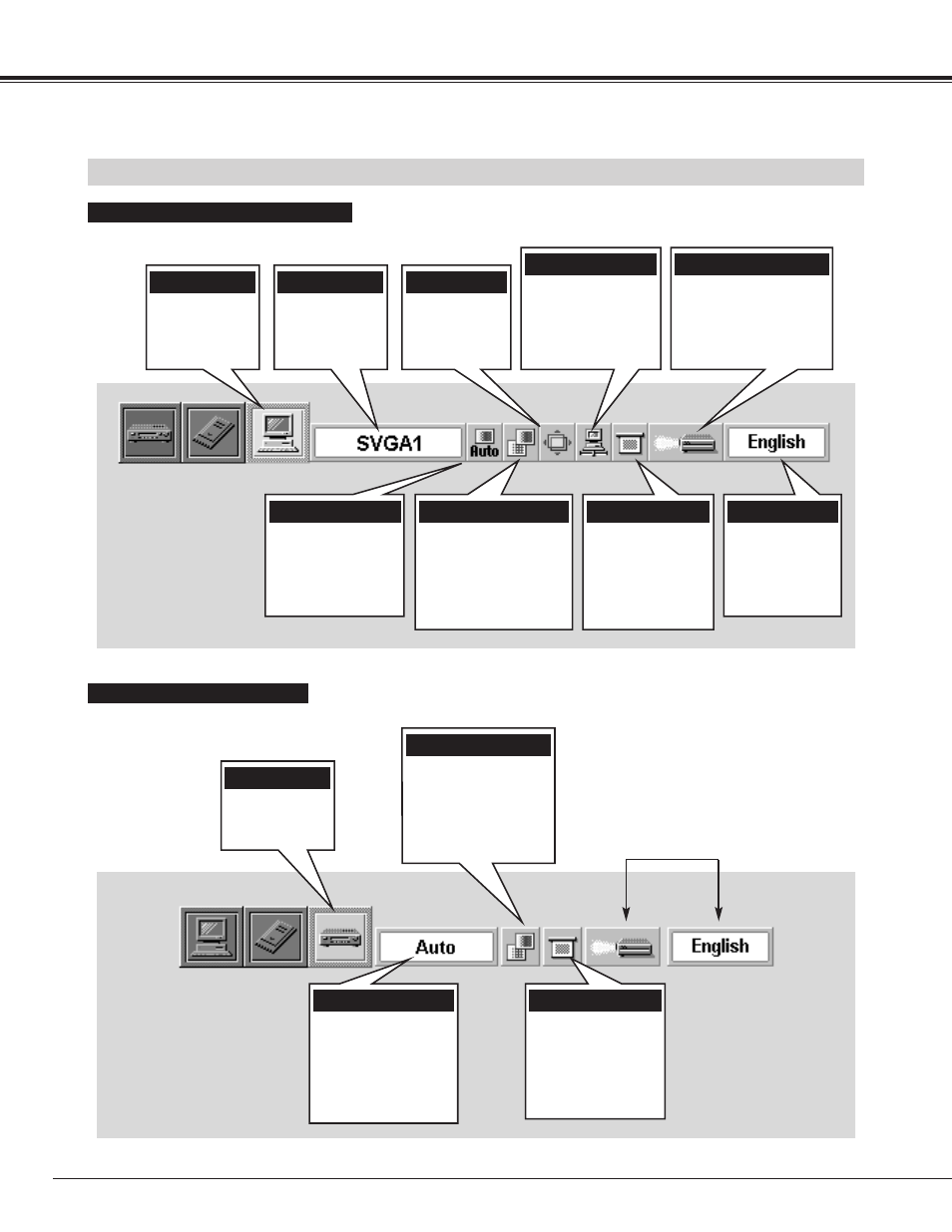 Before operation menu bar | Canon LV-7325U User Manual | Page 18 / 48