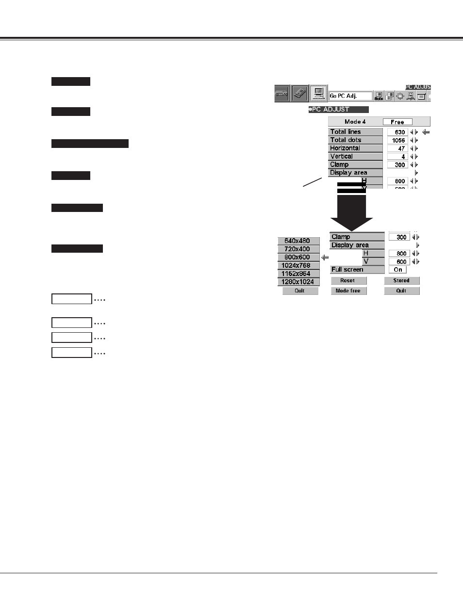 Computer mode | Canon LV-7325U User Manual | Page 25 / 48