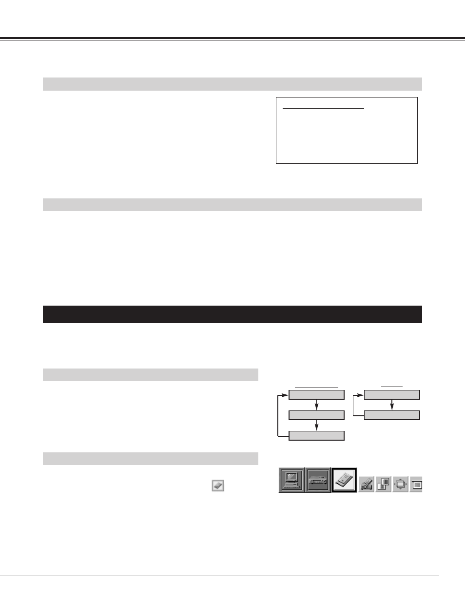 Selecting mci mode, Mci mode, Direct operation | Menu operation, Available data available card | Canon LV-7325U User Manual | Page 33 / 48