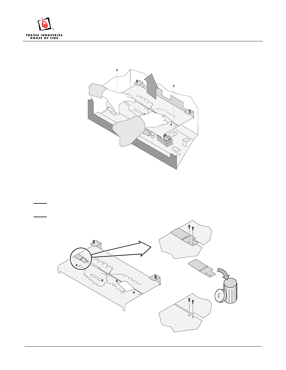 Driftwood log set “b” installation instructions | Avalon Firestyles Driftwood Log Set B User Manual | Page 2 / 10