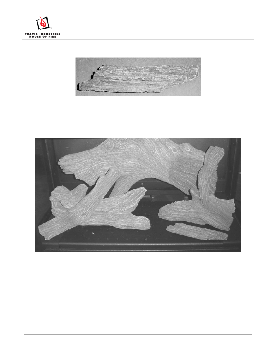 Driftwood log set “b” installation instructions | Avalon Firestyles Driftwood Log Set B User Manual | Page 8 / 10
