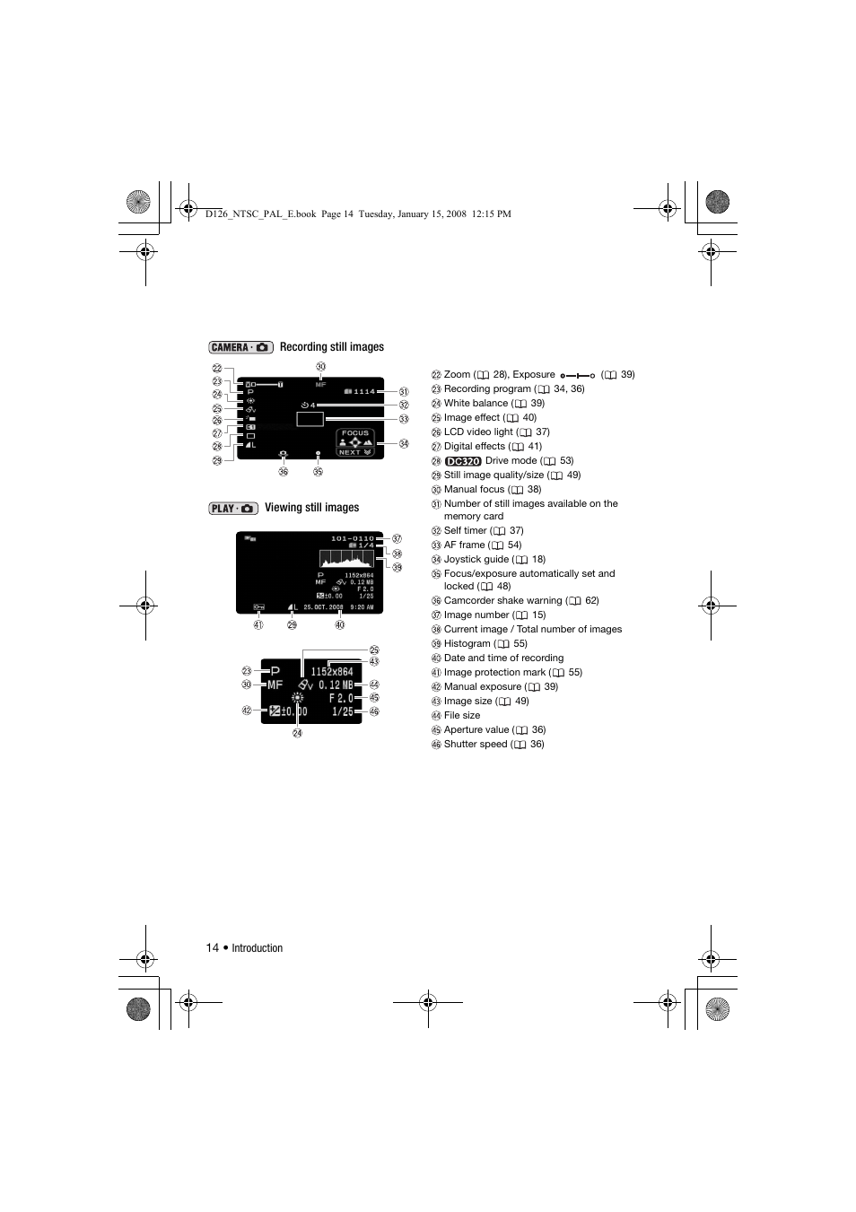 Canon DC301 User Manual | Page 14 / 87