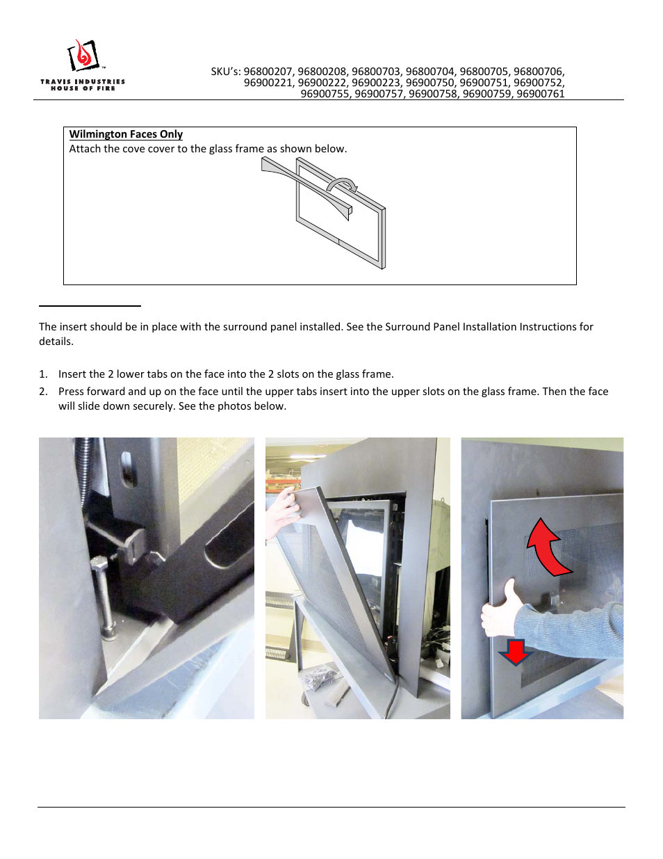 Avalon Firestyles 616 GSR Face User Manual | Page 2 / 2