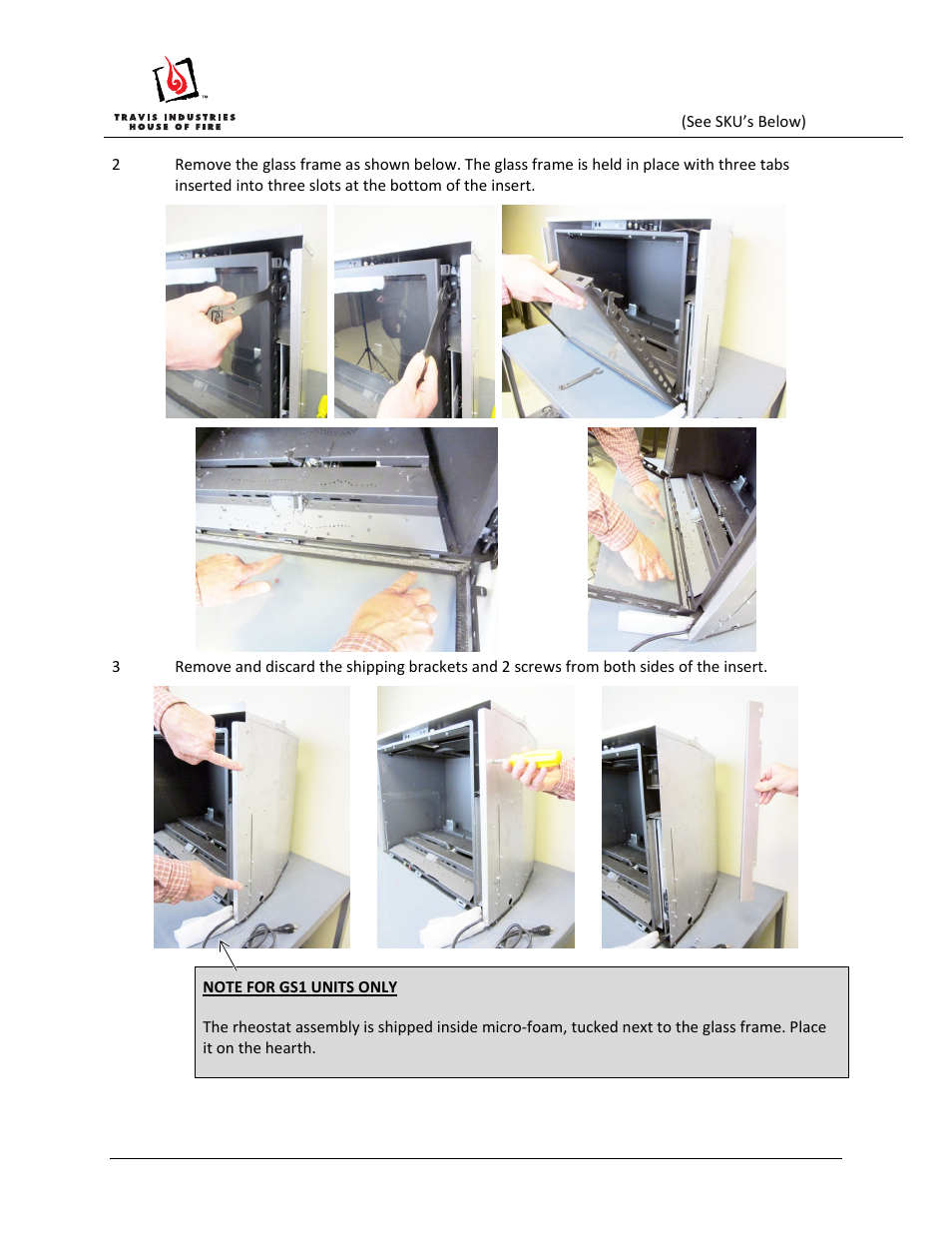 Avalon Firestyles 616 GSR 1-Piece Surround Panel User Manual | Page 2 / 4