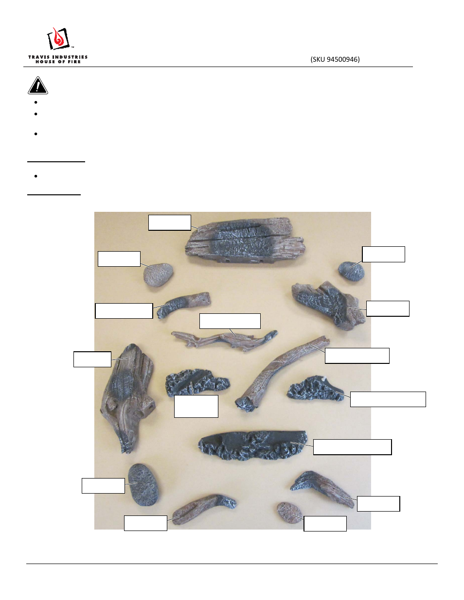 Avalon Firestyles 430 GSR2 Driftwood Log Set User Manual | 18 pages