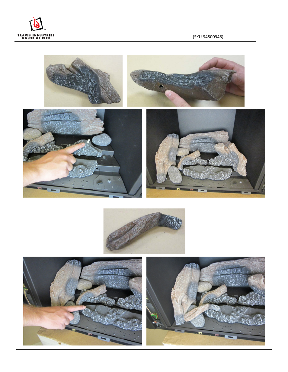 Avalon Firestyles 430 GSR2 Driftwood Log Set User Manual | Page 13 / 18