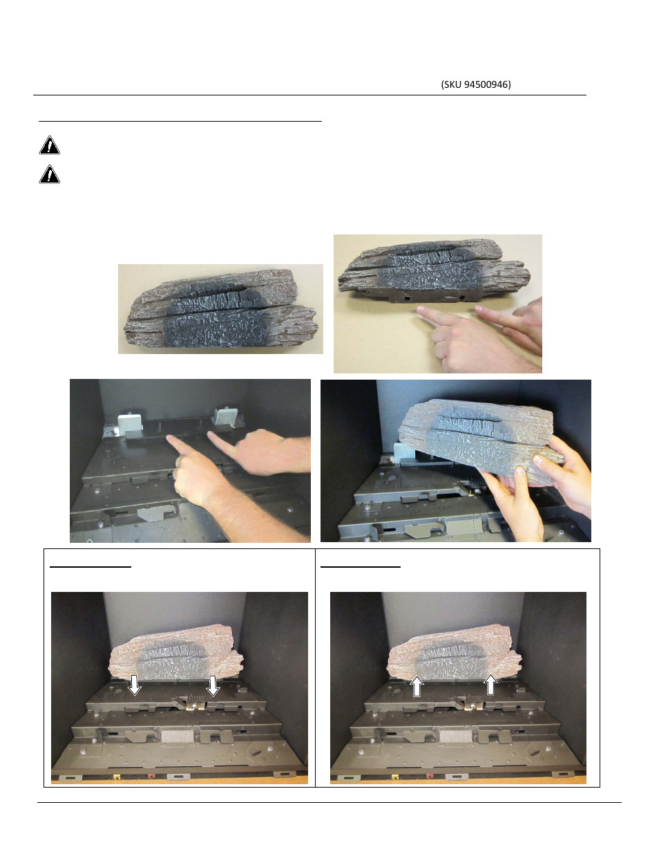 Avalon Firestyles 430 GSR2 Driftwood Log Set User Manual | Page 8 / 18