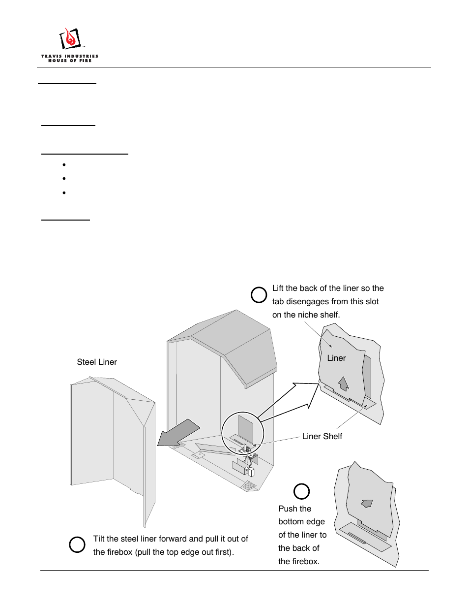 Avalon Firestyles Hideaway Firebox Liner User Manual | 2 pages