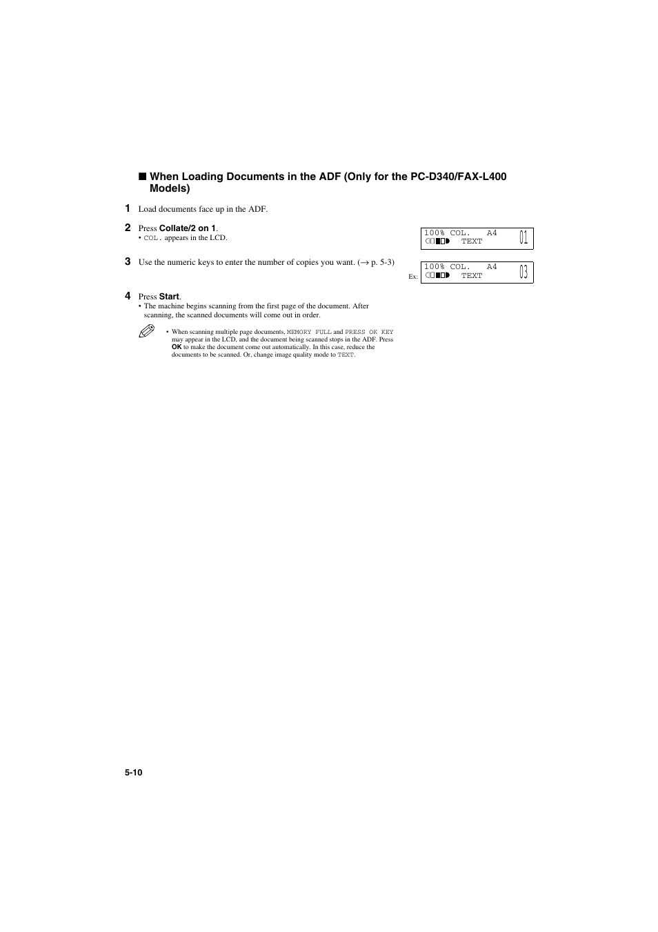 Canon PC-D320 User Manual | Page 52 / 106