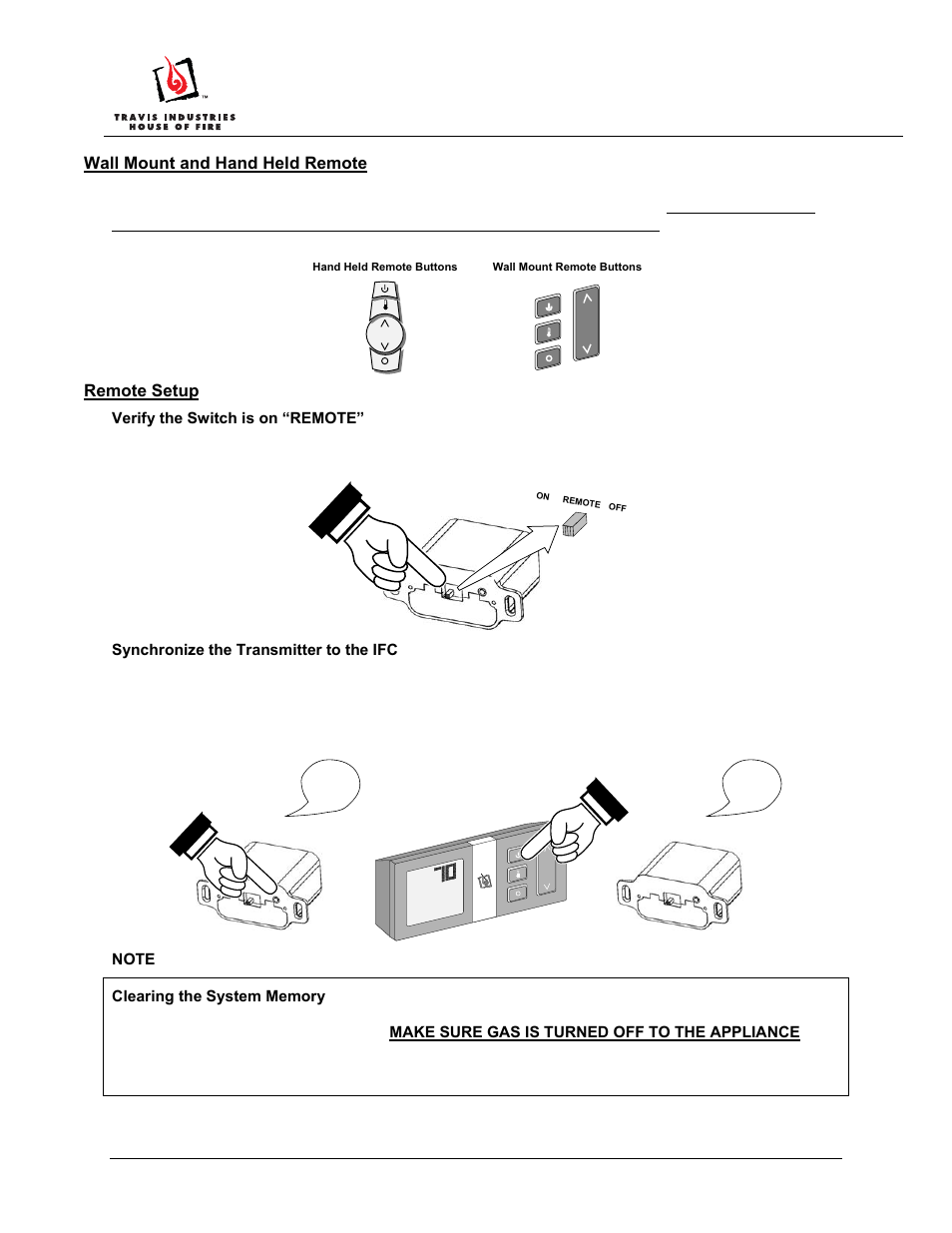 Greensmart, 2 remote setup instructions | Avalon Firestyles GreenSmart User Manual | Page 2 / 8