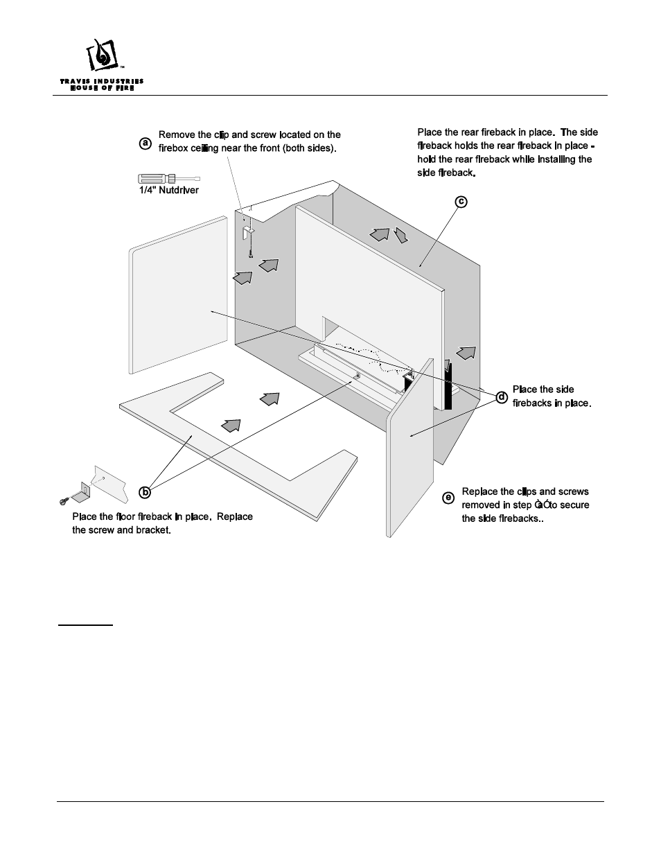 564 enamel fireback installation instructions | Avalon Firestyles 564 Enamel Fireback User Manual | Page 2 / 2