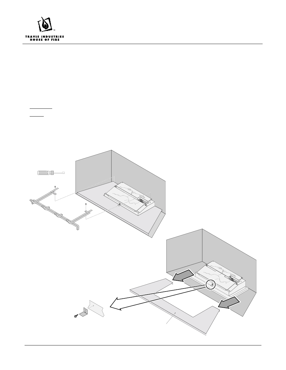 Avalon Firestyles 564 SS Stainless Steel Fireback User Manual | 2 pages