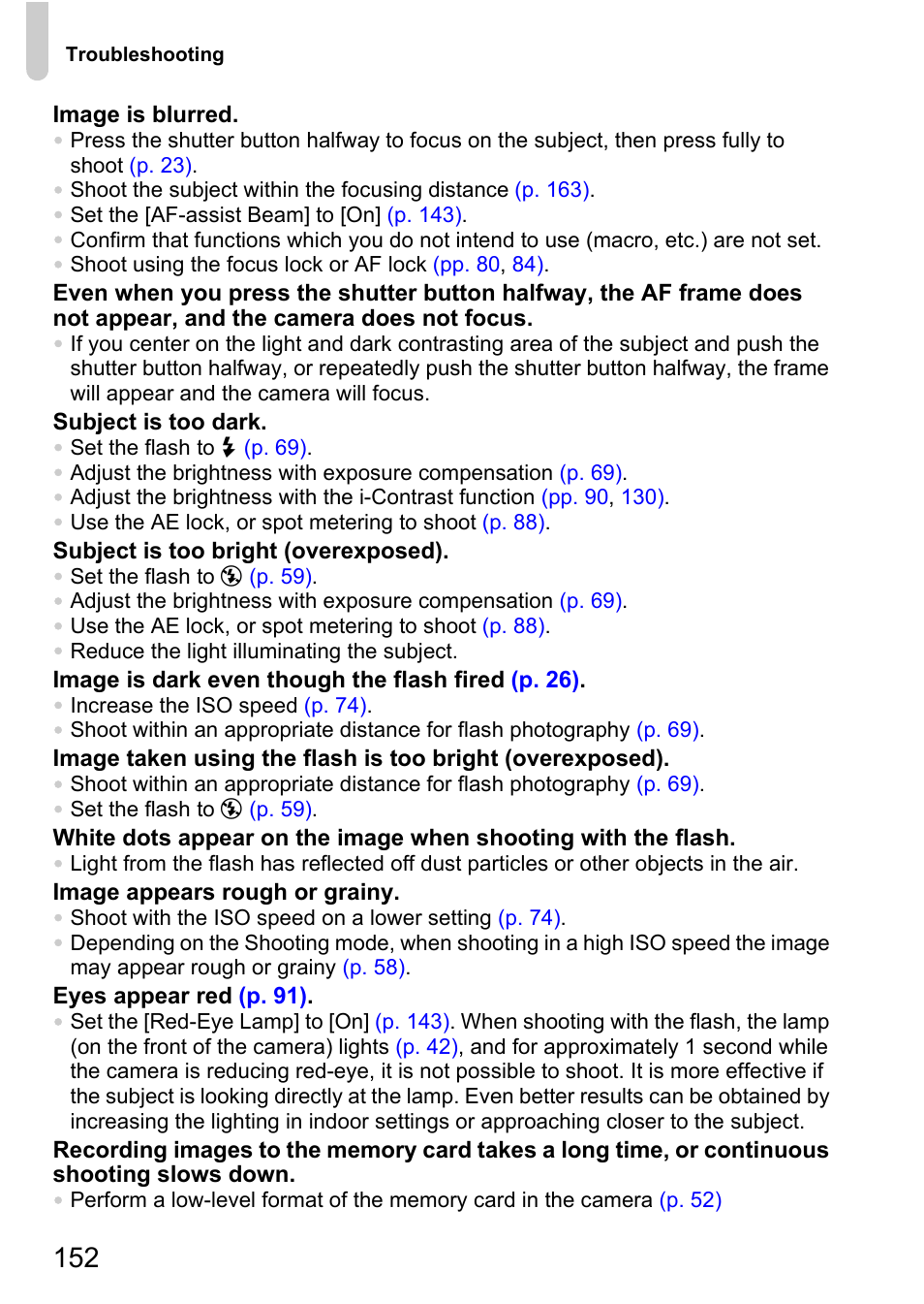 Canon 200 IS User Manual | Page 152 / 169