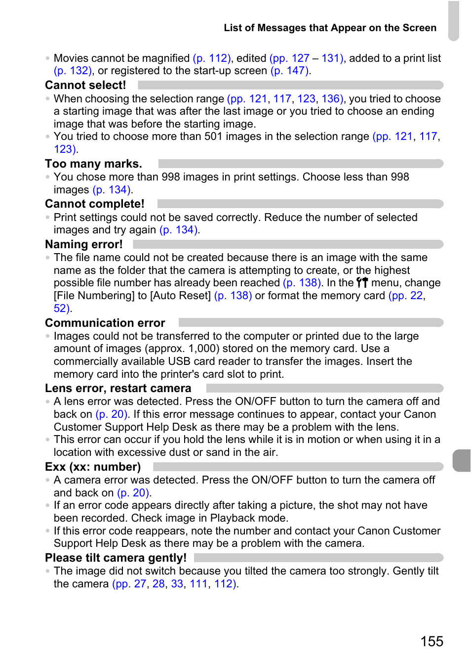 Canon 200 IS User Manual | Page 155 / 169