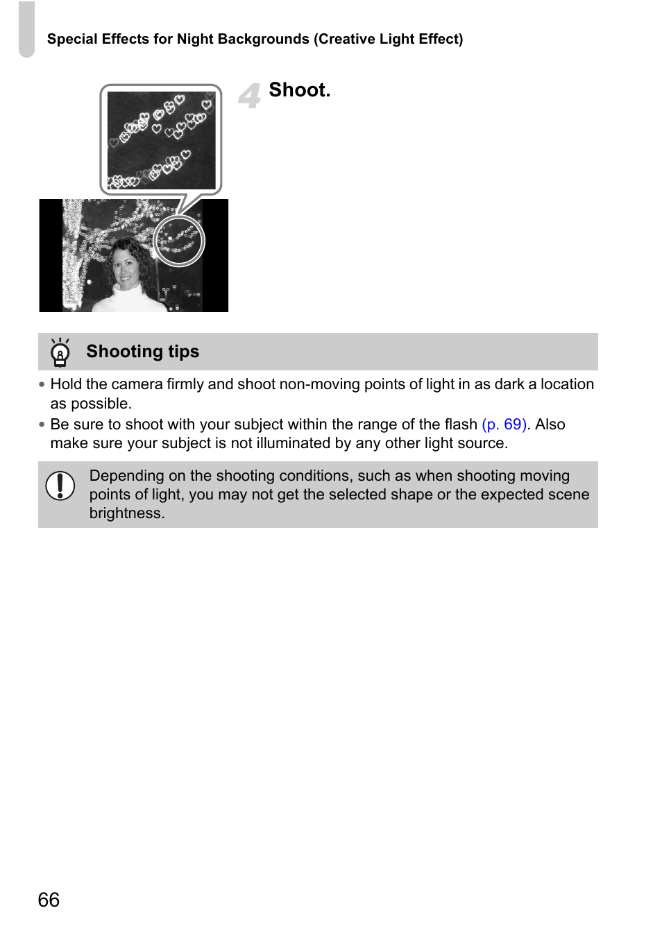 66 shoot | Canon 200 IS User Manual | Page 66 / 169