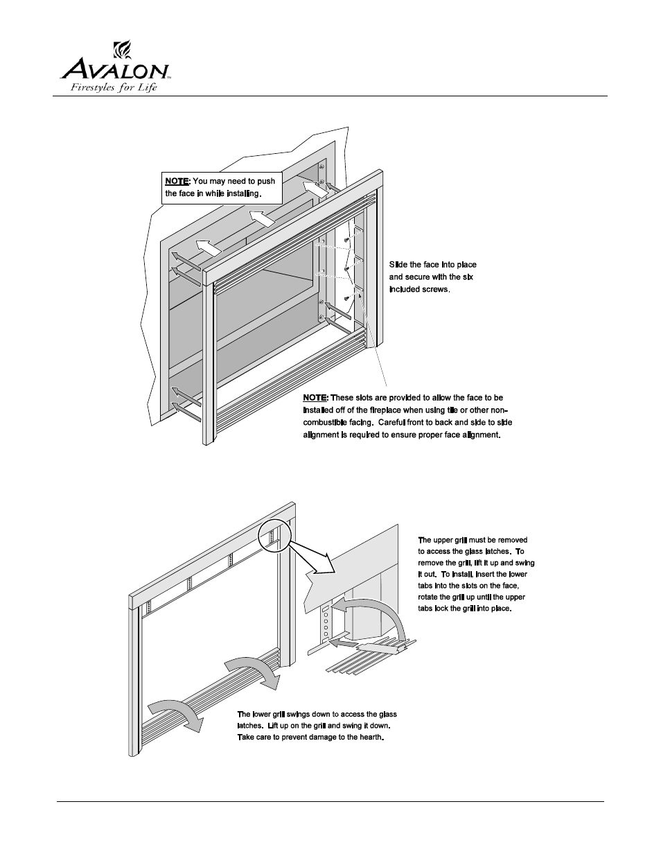 Avalon Firestyles 864 Rosario Winthrop Face User Manual | Page 4 / 4