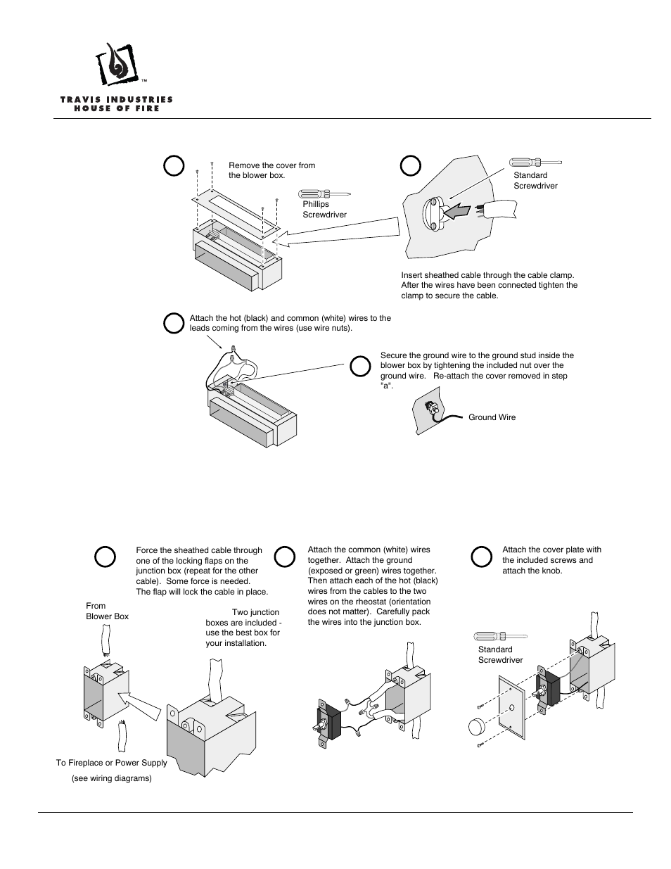 Extra room power heat duct instructions | Avalon Firestyles Extra Room Power Heat Duct User Manual | Page 8 / 11