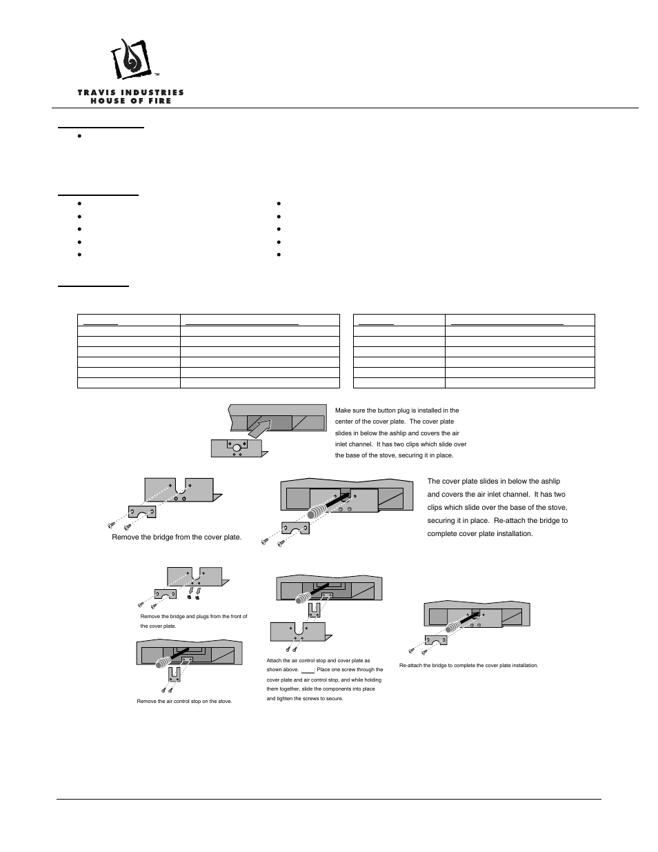 Avalon Firestyles Outside Air Kit User Manual | 4 pages