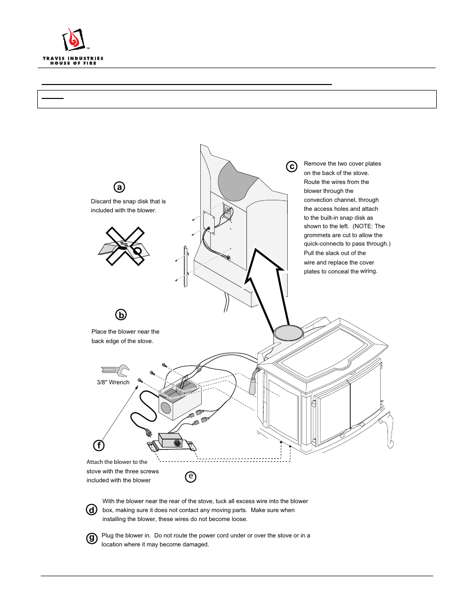 Wood stove rear fan 2 installation instructions | Avalon Firestyles Wood Stove Rear Fan 2 User Manual | Page 5 / 5