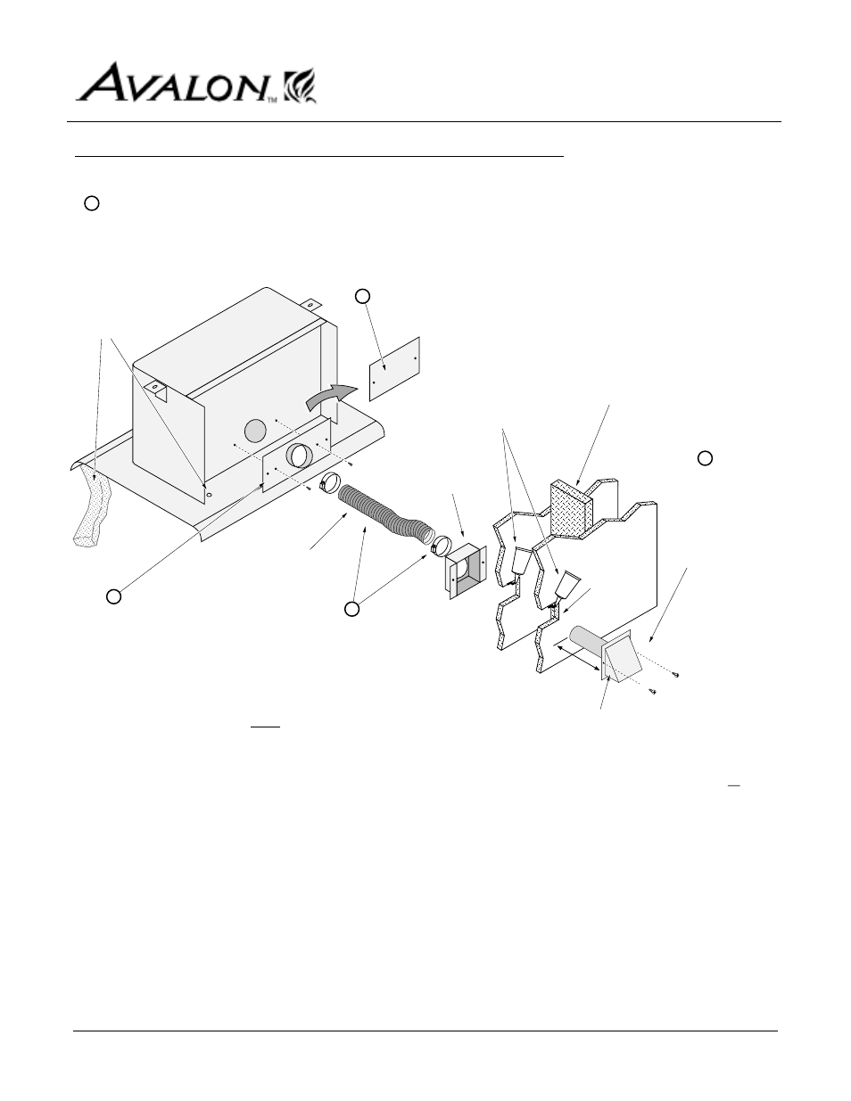 Large pedestal (1750, olympic) | Avalon Firestyles 1750 Large Pedestal User Manual | Page 3 / 4